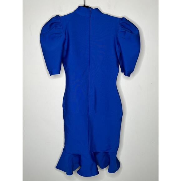 NWT Tiffany Houghton Blue TH Dress Body-Con SIZE LARGE - Picture 5 of 8